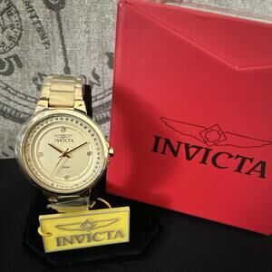 Invicta Angle Women’s Gold 35mm gold  50165